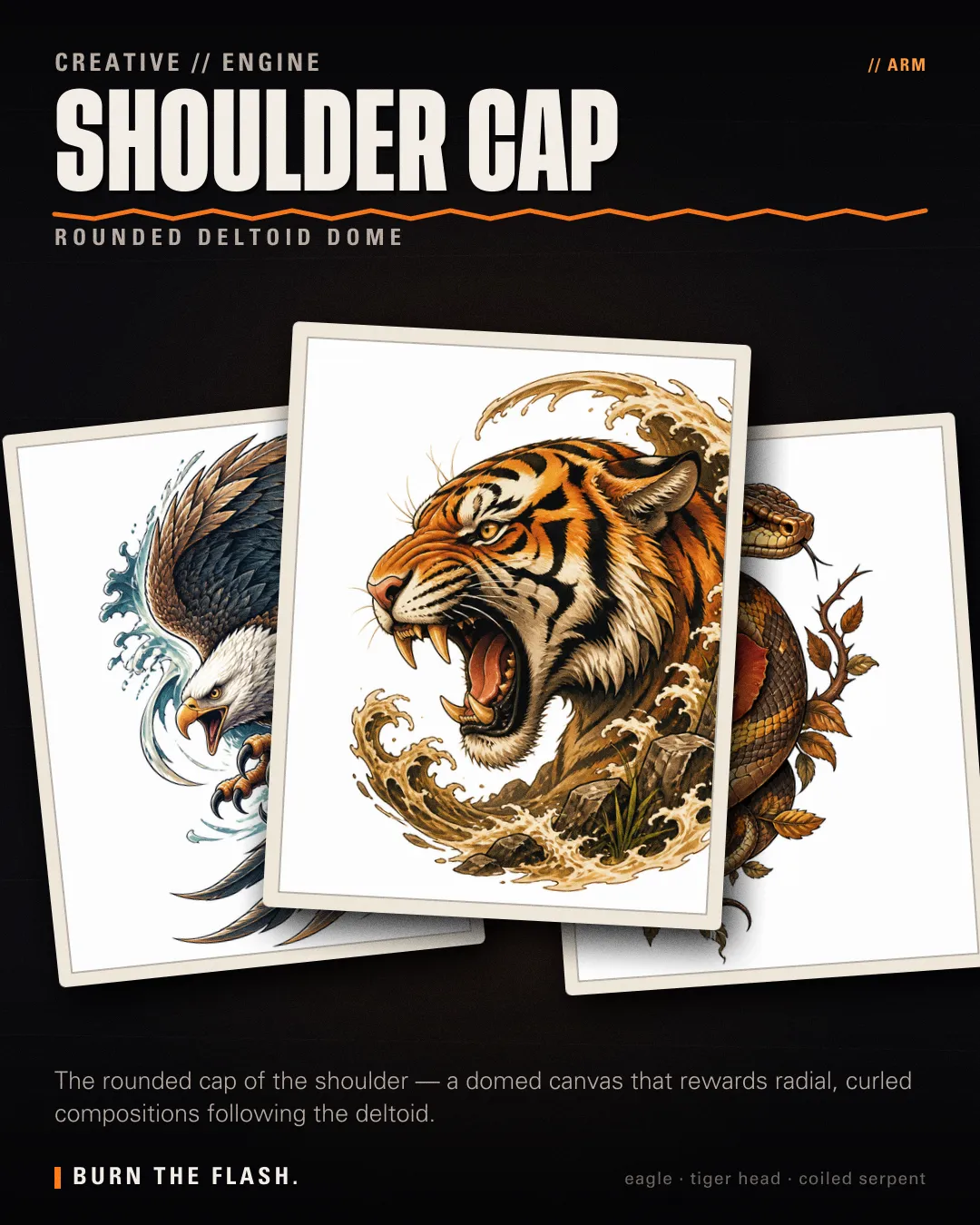 Shoulder Cap placement poster