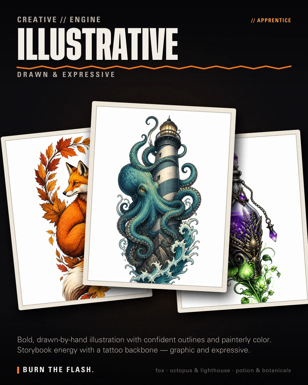 Illustrative style poster